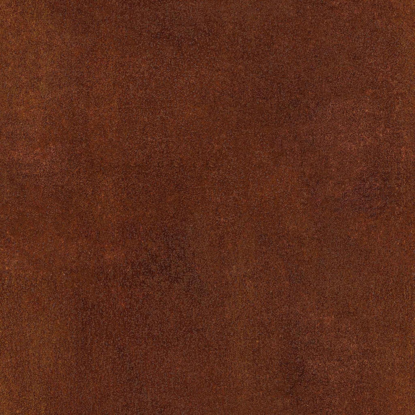 Weathered dark brown rust Corten steel material sample close up texture